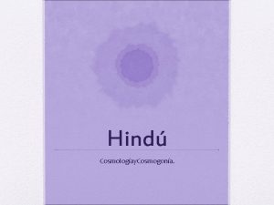 Hind Cosmologay Cosmogona Introduccin Inda Pas milenario de