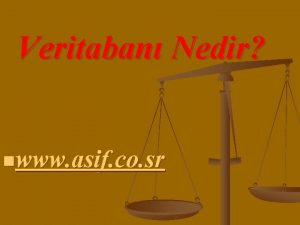 Veritaban Nedir nwww asif co sr GR n