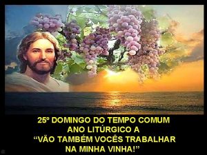 25 DOMINGO DO TEMPO COMUM ANO LITRGICO A