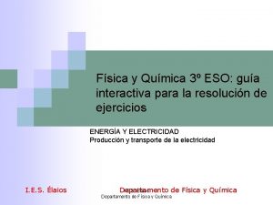 Fsica y Qumica 3 ESO gua interactiva para