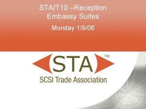 STAT 10 Reception Embassy Suites Monday 1906 Meeting
