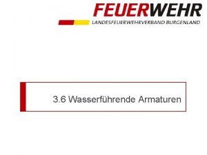 3 6 Wasserfhrende Armaturen Der Teilnehmer soll wissen