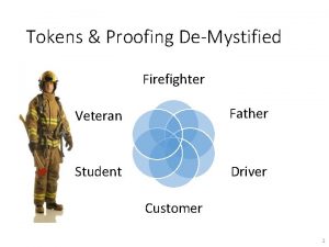Tokens Proofing DeMystified Firefighter Veteran Father Student Driver