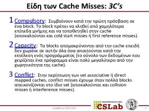 T 3 Cs Cache Miss Rates SPEC 92