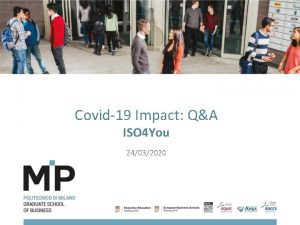 Covid19 Impact QA ISO 4 You 24032020 Covid19