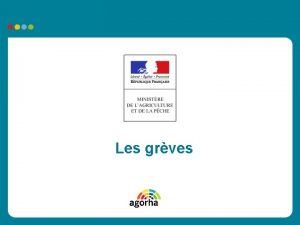 Les grves Cadre rglementaire Le droit de grve