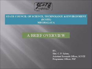 State council of science and technology