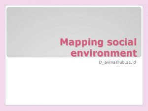 Mapping social environment Davinaub ac id TARGET ADOPTERS