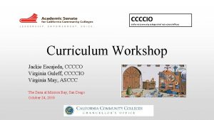 CCCCIO California Community Colleges Chief Instructional Officers Curriculum