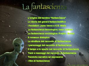 Lorigine del termine fantascienza La storia del genere