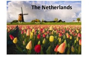 The Netherlands The Netherlands What do you know