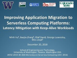 Improving Application Migration to Serverless Computing Platforms Latency