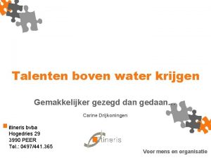 Talenten boven water krijgen Gemakkelijker gezegd dan gedaan