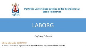 Pontifcia Universidade Catlica do Rio Grande do Sul
