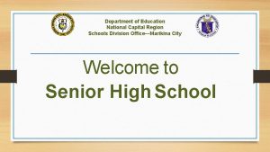 Department of Education National Capital Region Schools Division