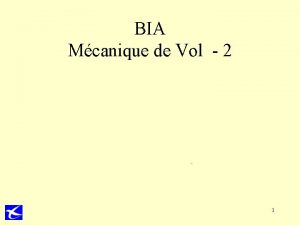 BIA Mcanique de Vol 2 1 La finesse