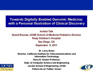 Towards Digitally Enabled Genomic Medicine with a Personal