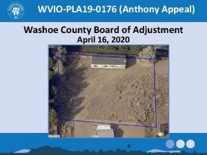 WVIOPLA 19 0176 Anthony Appeal Washoe County Board