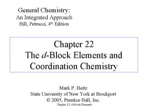 General Chemistry An Integrated Approach Hill Petrucci 4