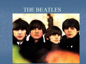 THE BEATLES The Beatles n n n BrouciAnglick