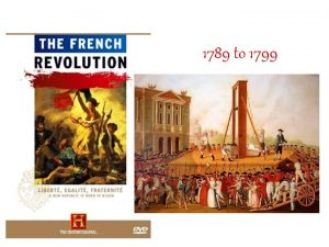 1789 to 1799 French Revolution Population and wealth