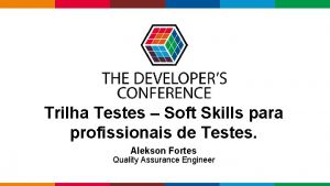 Trilha Testes Soft Skills para profissionais de Testes