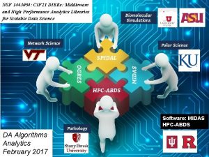 NSF 1443054 CIF 21 DIBBs Middleware and High