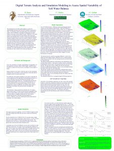 Digital Terrain Analysis and Simulation Modeling to Assess