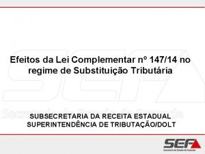 Efeitos da Lei Complementar n 14714 no regime