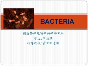 BACTERIA Single celled organismsin have no nucleus have