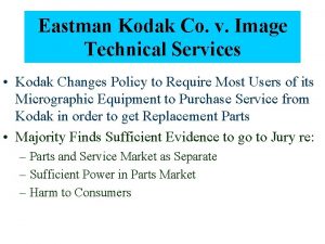 Eastman Kodak Co v Image Technical Services Kodak