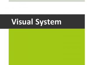 Visual System Objectives Eyeball functions Name the structures