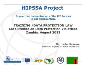 HIPSSA Project Support for Harmonization of the ICT