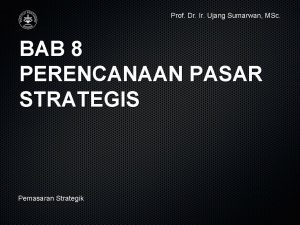 Prof Dr Ir Ujang Sumarwan MSc BAB 8