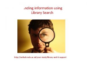 Library search mdx