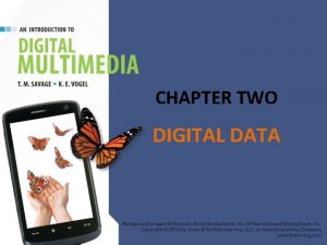 CHAPTER TWO DIGITAL DATA CHAPTER HIGHLIGHTS Elements of