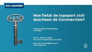 Hoe fietst de topsport zich doorheen de Coronacrisis