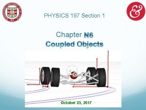 PHYSICS 197 Section 1 Chapter October 23 2017