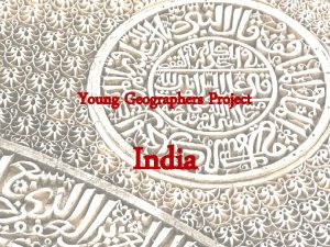 Young Geographers Project India Humanmade features Taj Mahal