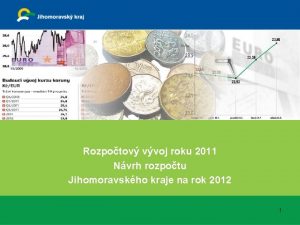 Rozpotov vvoj roku 2011 Nvrh rozpotu Jihomoravskho kraje