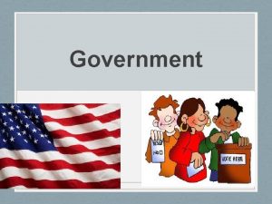 Government What is a Government Government group of