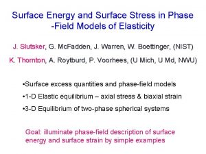 Surface Energy and Surface Stress in Phase Field