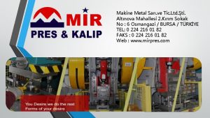 Makine Metal San ve Tic Ltd ti Altnova