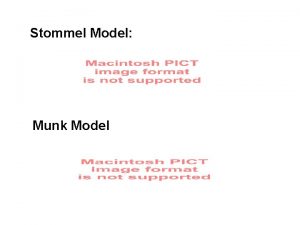 Stommel Model Munk Model Munk model Lateral friction