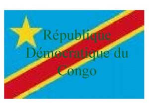 Rpublique Dmocratique du Congo Vorgehensweise unserer Analyse 1