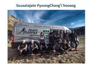 Suusatajate Pyeong Changi hooaeg Ettevalmistus 20172018 18 laagrit