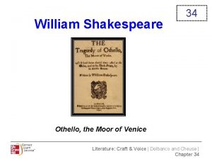 William Shakespeare 34 Othello the Moor of Venice