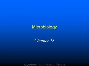 Microbiology Chapter 18 Copyright 2009 2006 by Saunders