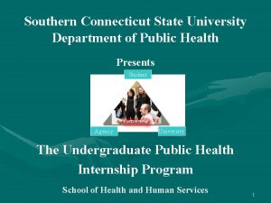 Southern Connecticut State University Department of Public Health