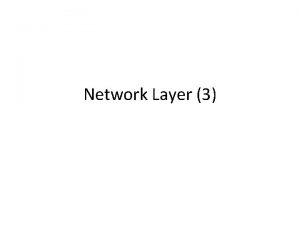 Network Layer 3 Node lookup in p 2